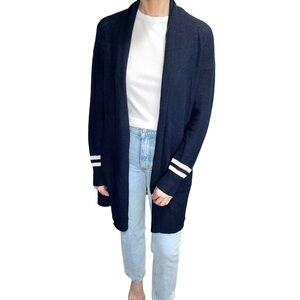 White + Warren Cashmere Open Front Cardigan